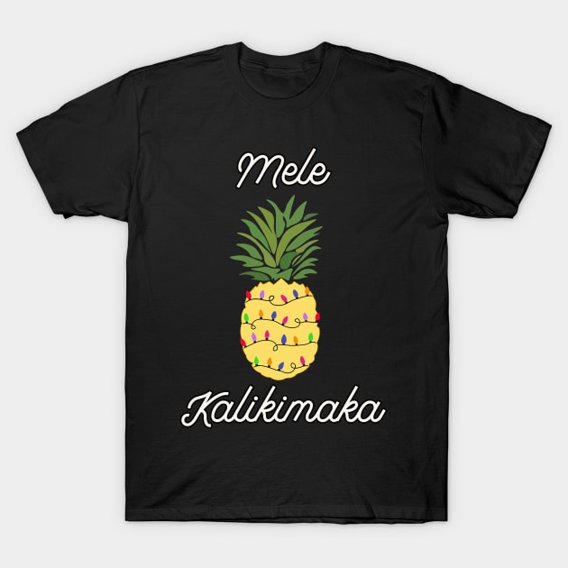 Mele Kalikimaka Hawaiian Christmas Vacation T-Shirt by charlescheshire